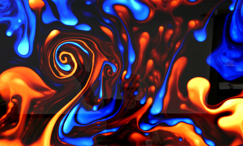 flow exhibit: lava lamp